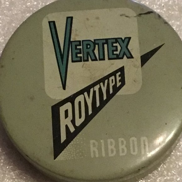Antique Vertex Typewriter ribbon advertising tin - Picture 2 of 8